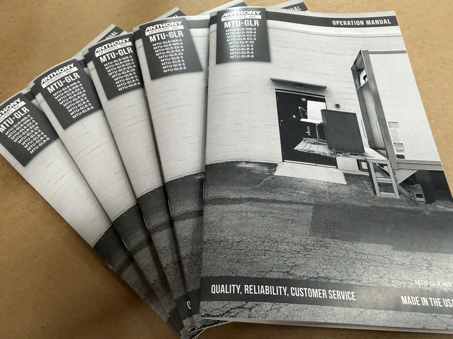 Saddle-stitched operation manuals printed by Short Run Printing
